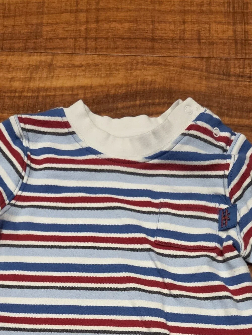 Gymboree EUC 18-24 Blue/Red Striped Bodysuit, Corduroy Pants & Airplane Sweater
